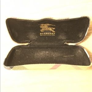 Burberry glasses case